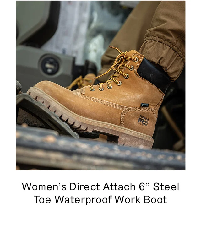 Women's Direct Attach 6 inch Steel Toe Waterproof Work Boot