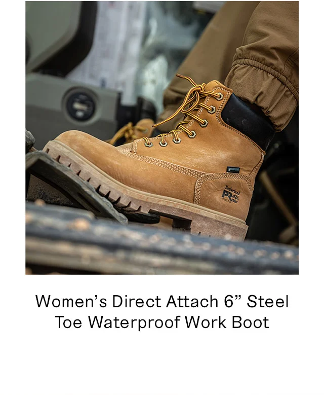 Women's Direct Attach 6 inch Steel Toe Waterproof Work Boot