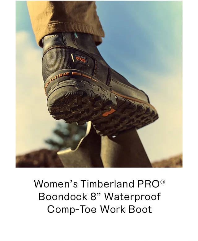 Women's Timberland PRO Boondock 8 inch Waterproof Comp-Toe Work Boot