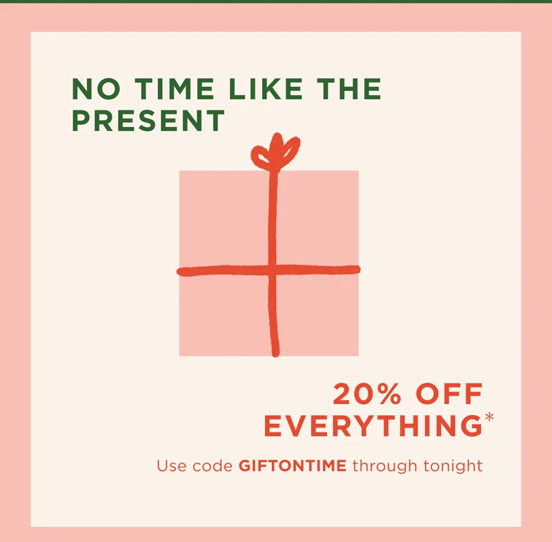 20% OFF EVERYTHING