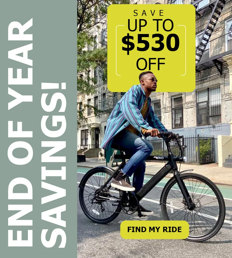 Free Throttle, Kickstand, and up to $450 off all bikes