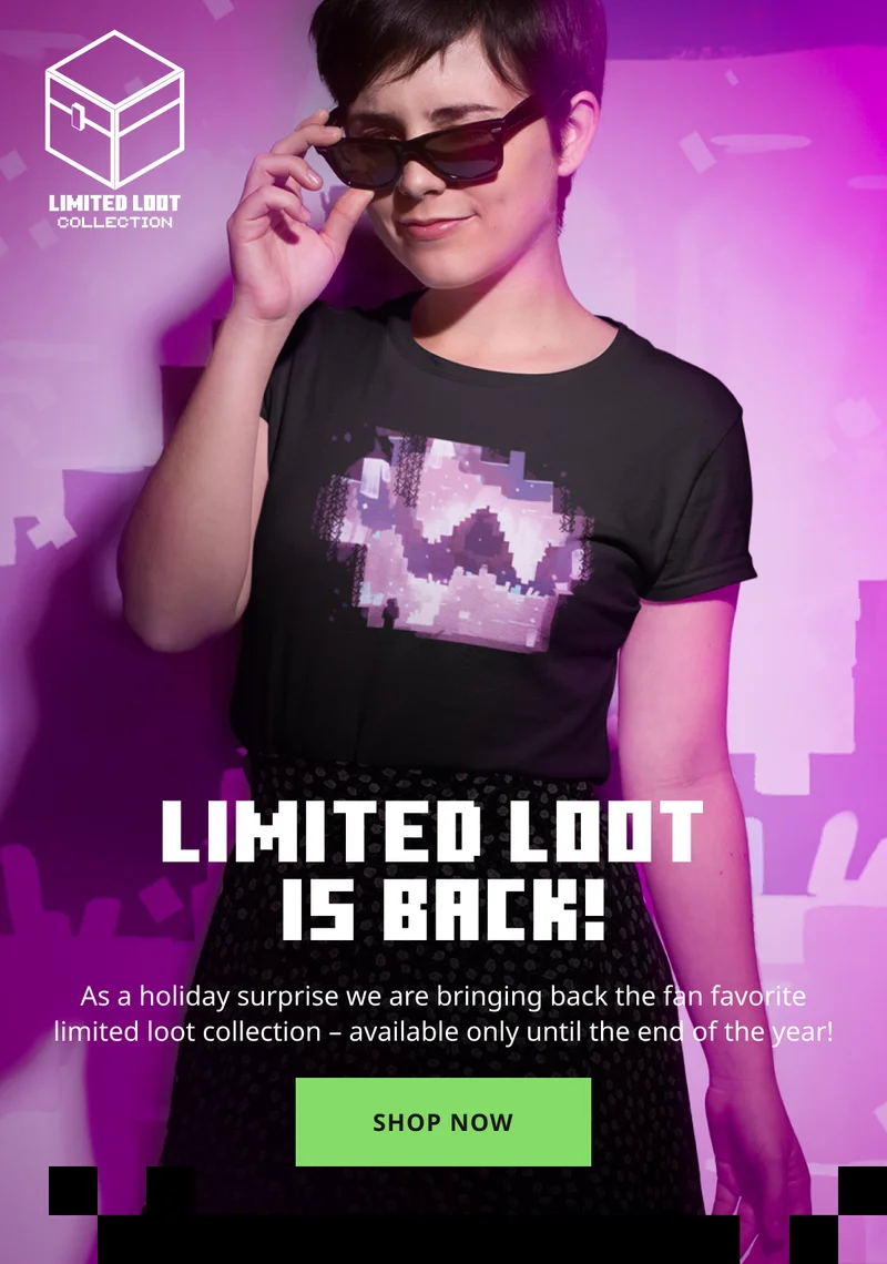 Minecraft's 15th Anniversary Limited Loot Drop