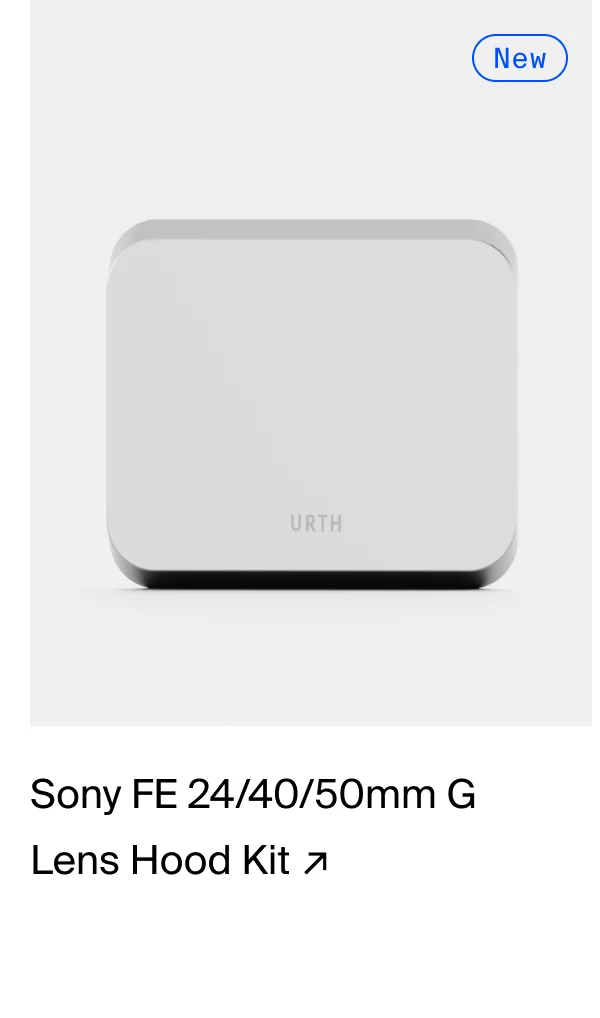 Sony FE 24/40/50mm G Lens Hood Kit