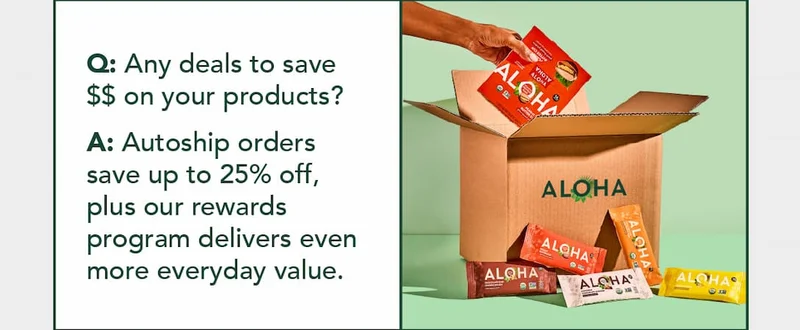 You can save on every order by setting up an autoship!