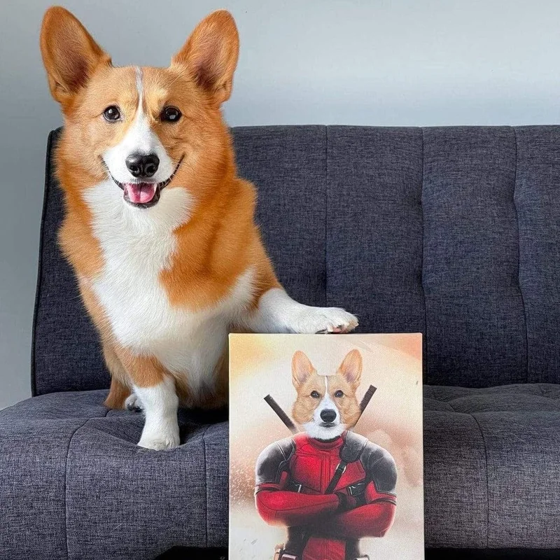 Image of The Deadpawl - Custom Pet Canvas