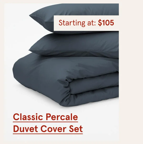 Classic Percale Duvet Set