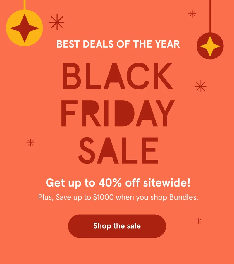 Black Friday Sale | 40% OFF Sitewide! | Shop the sale