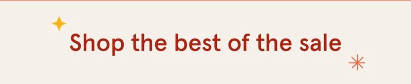 Shop the best of the sale