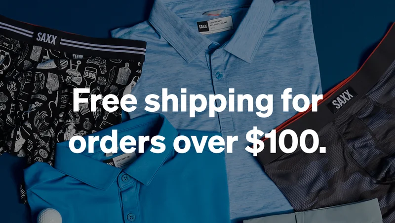 Free shipping for orders over $100
