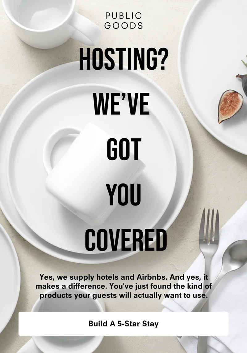 Hosting? We've Got You Covered. Build a 5-Star Stay.
