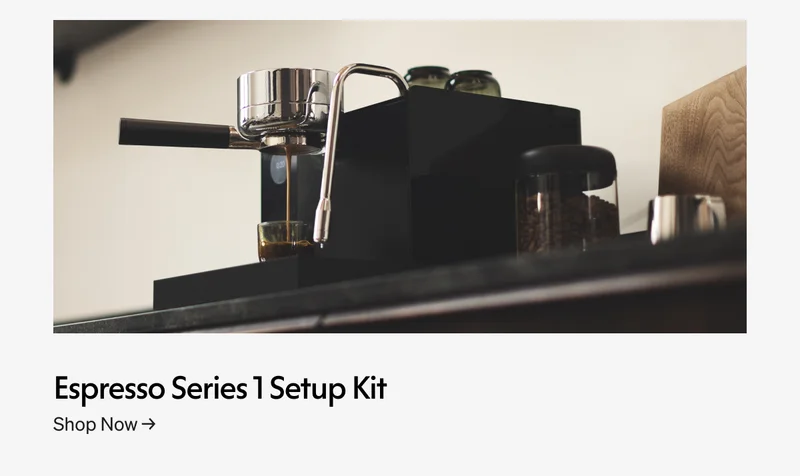 Espresso Series 1 Setup Kit