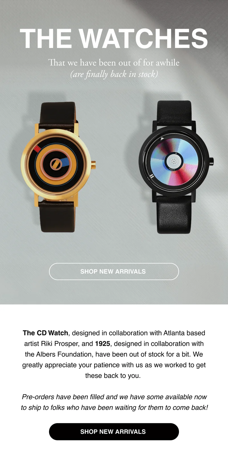 CD Watch + 1925 Watch