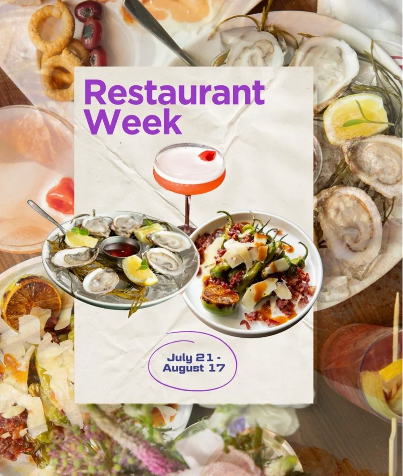 restaurant week sign