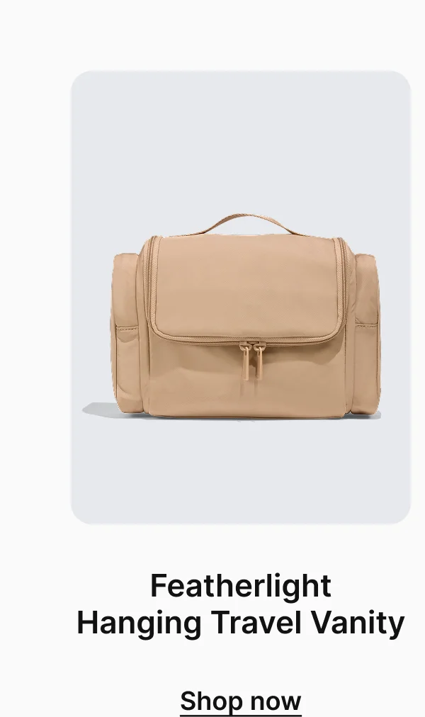 Featherlight Hanging Travel Vanity