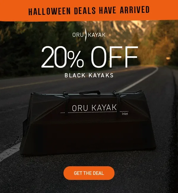 SPOOKY SEASON, STYLISH SAVINGS: 20% OFF ALL BLACK KAYAKS SPOOKY SEASON, STYLISH SAVINGS: 20% OFF ALL BLACK KAYAKS