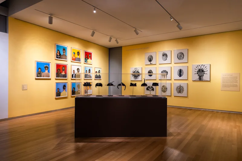 A photograph of art from “Sonya Clark: We Are Each Other”