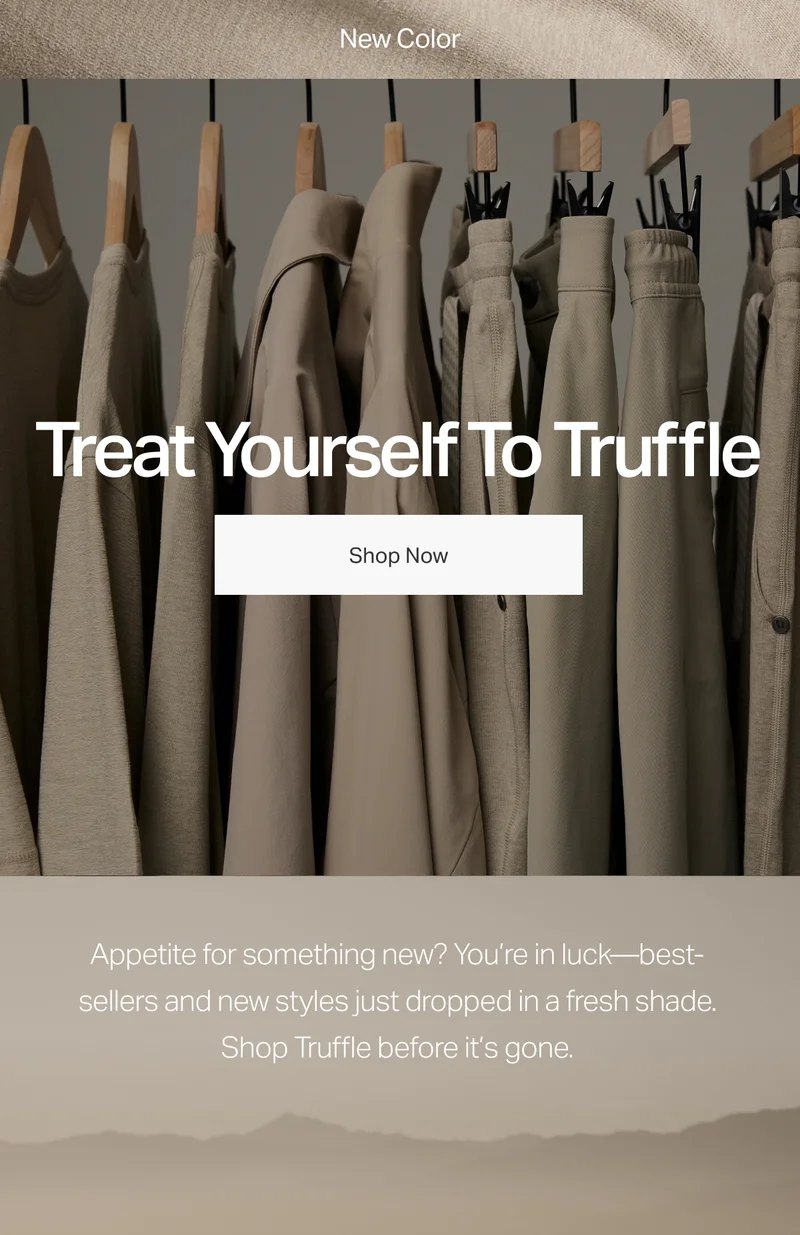 New Color: Truffle - Shop Now