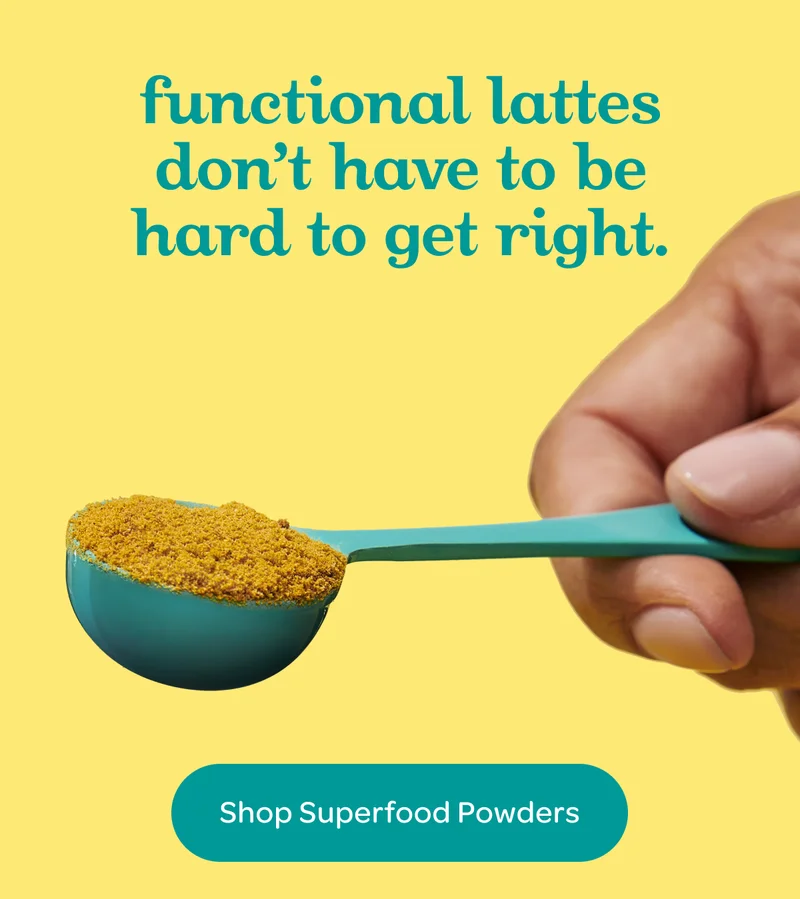 Functional lattes don’t have to be hard to get right. - Shop Superfood Powders