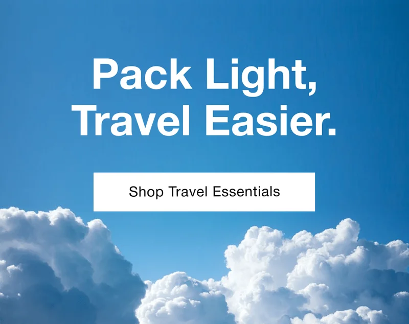 Pack Light, Travel Easier.