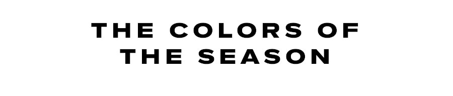 the colors of the season