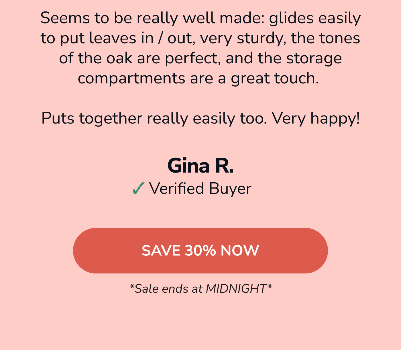 Save 30% Now