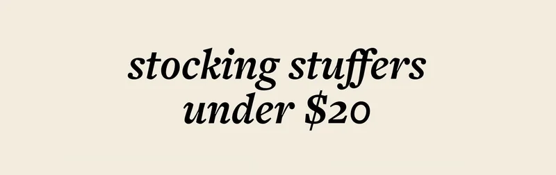 stocking stuffers under $20