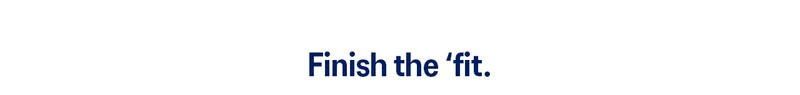 Finish the 'fit