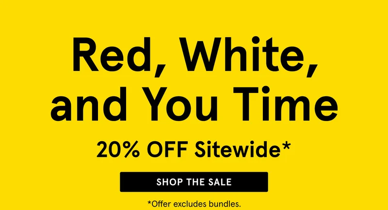 20% OFF Sitewide - Until July 6th | No Code Required.