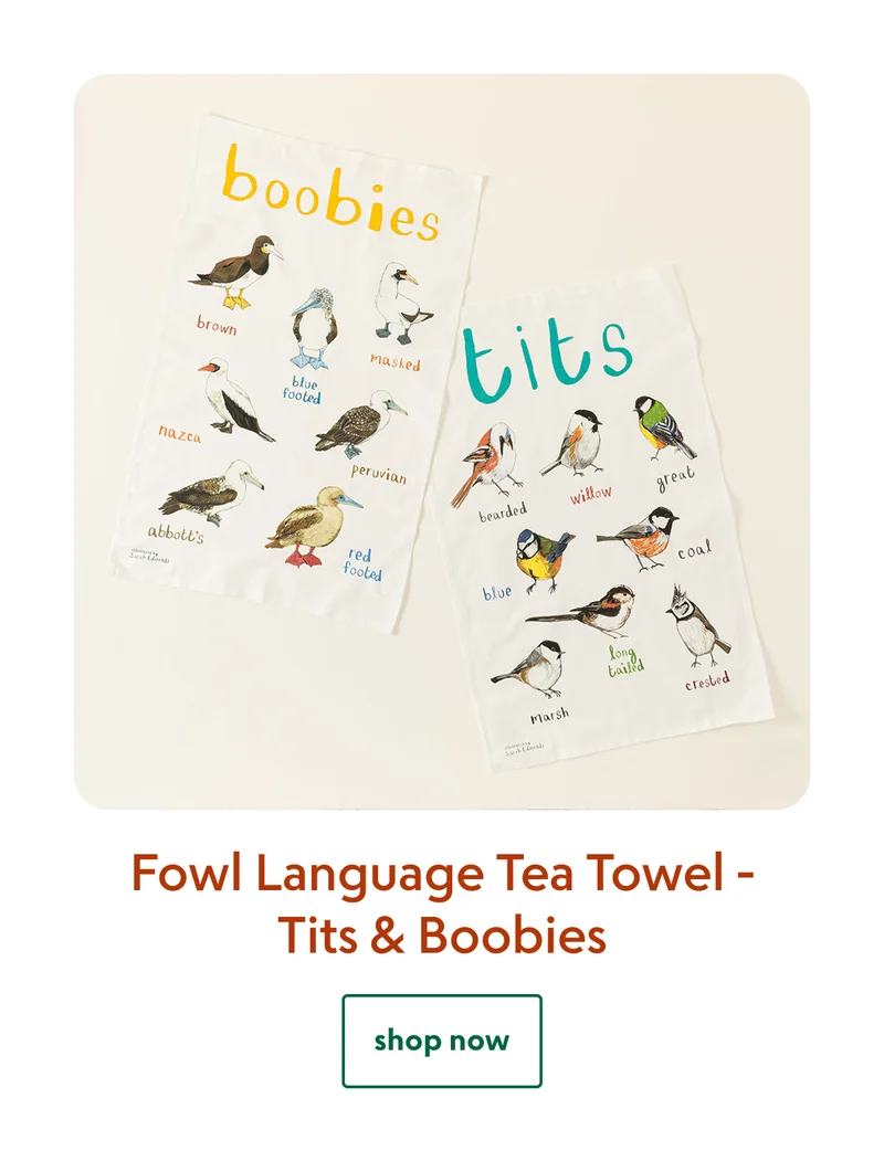 fowl-language-tea-towel-tits-boobies