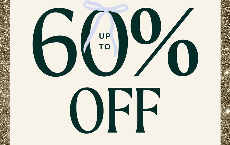 Up to 60% off