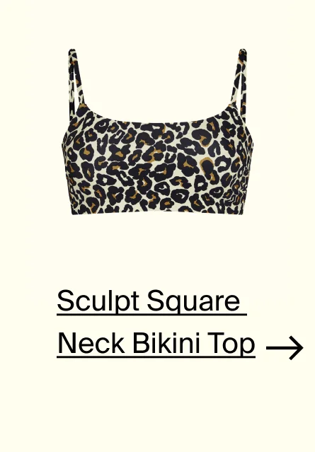Sculpt Square Neck Bikini Top.