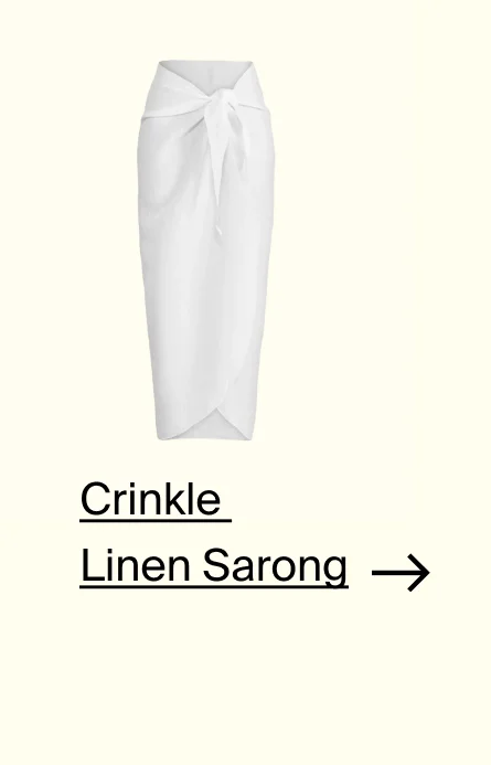 Crinkle Linen Sarong.