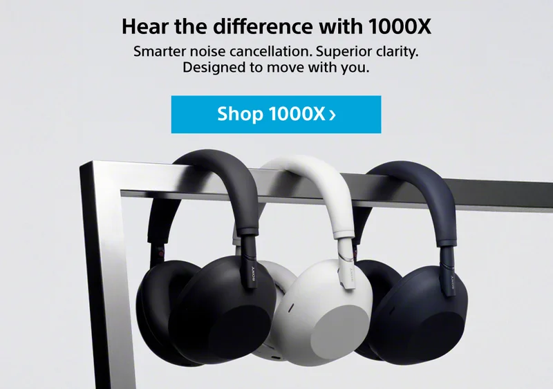 Hear the difference with 1000X Smarter noise cancellation. Superior clarity. Designed to move with you. Shop 1000X