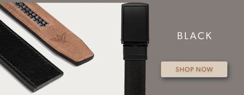 Black Full Grain Leather Belt