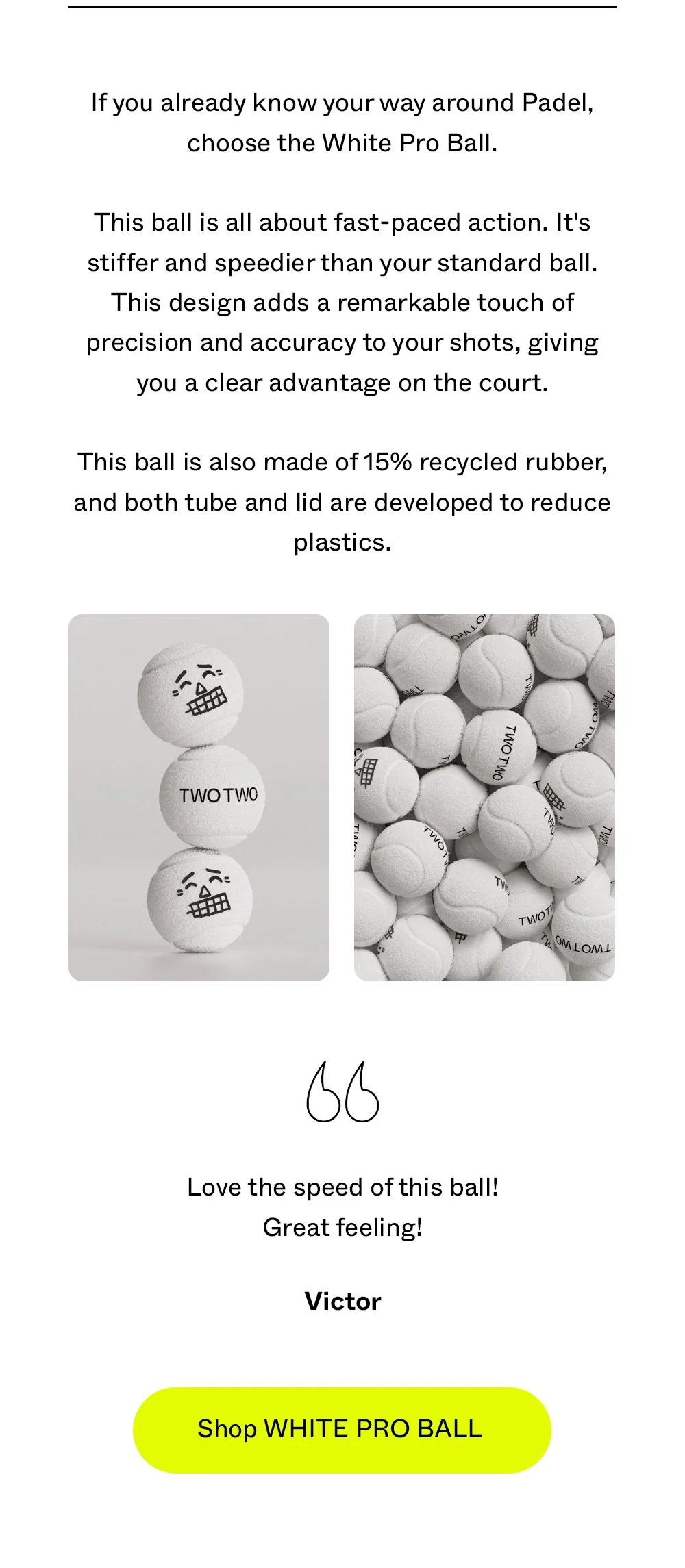 Shop WHITE PRO BALL