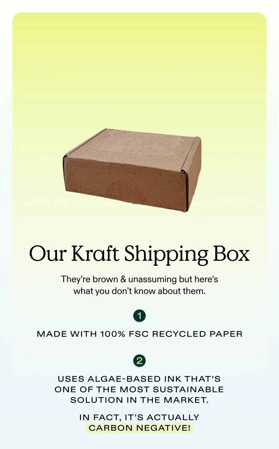 Our Kraft Shipping Box