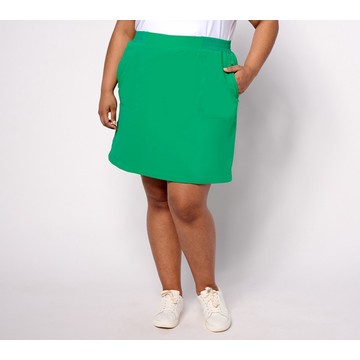 Isaac Mizrahi Live! Tall Clubhouse Stretch Tech Skort