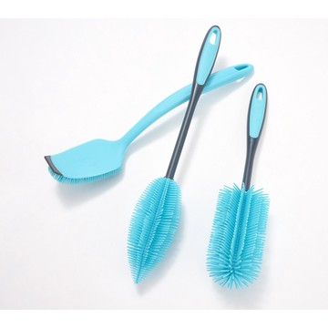 Kochblume Set of 3 Silicone Cleaning Brushes
