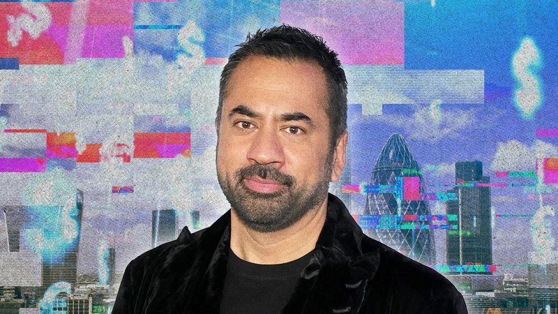Image may contain: Kal Penn, Face, Head, Person, Photography, Portrait, Adult, Clothing, Coat, Jacket, Crew Cut, and Hair