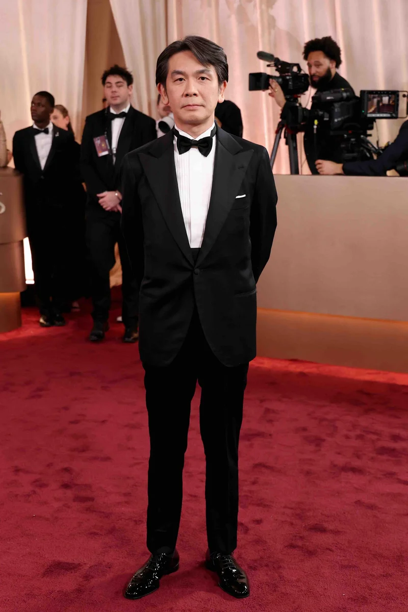 Atsuhiro Iwakami at the 2026 Golden Globes