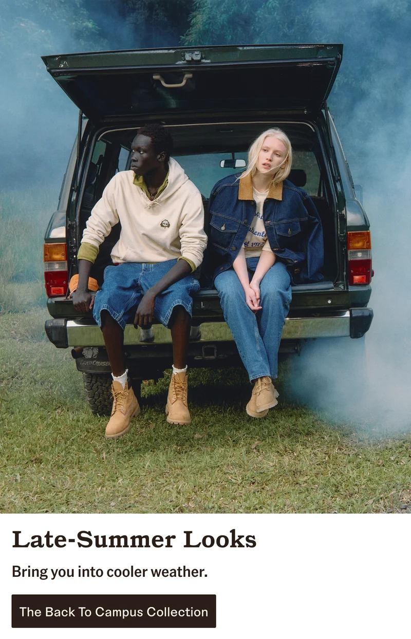 Late-Summer Looks. Bring you into cooler weather. The Back To Campus Collection.