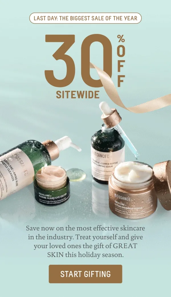 30% Off Sitewide