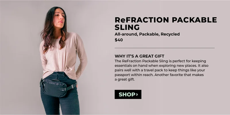 ReFraction packable sling