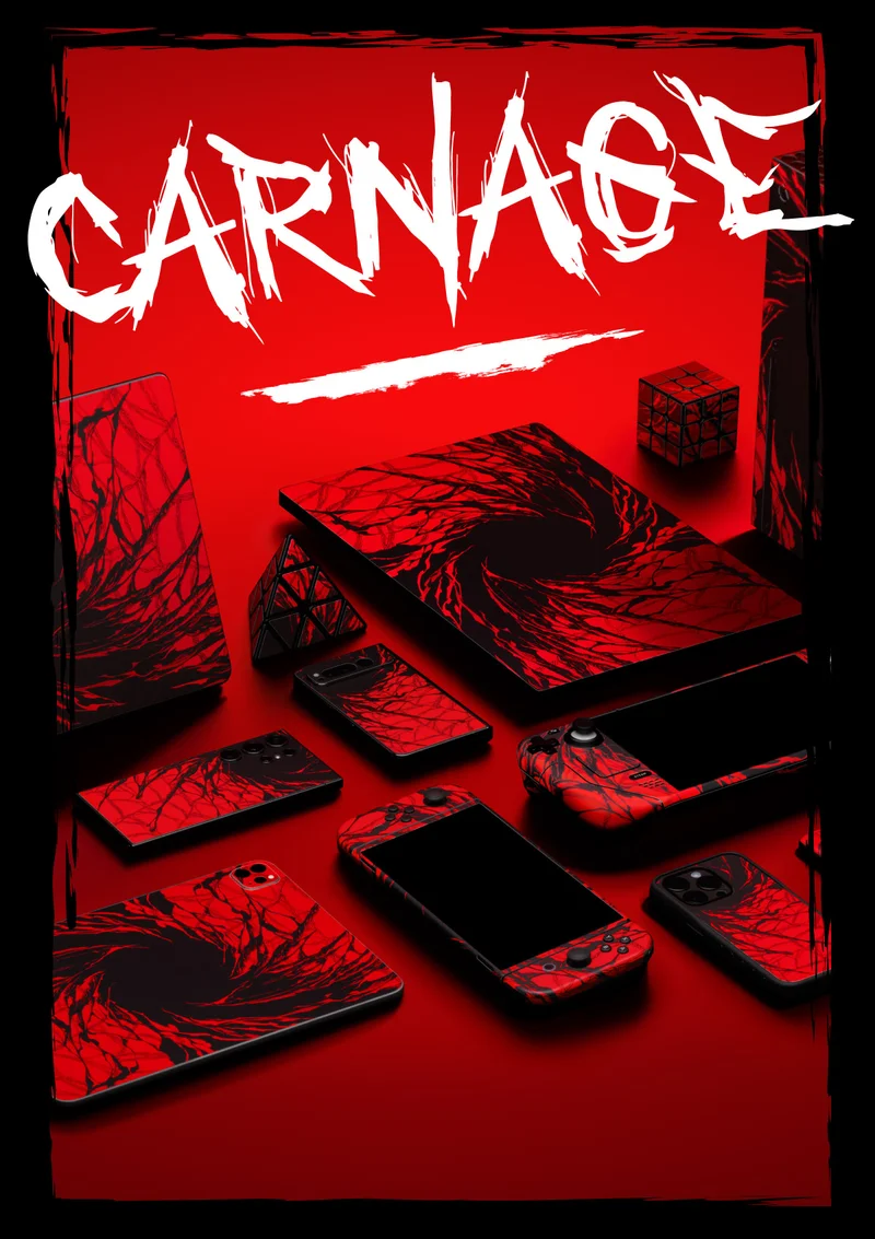 Introducing: Carnage skins. With great power comes zero responsibility.
