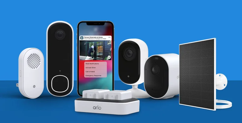 Various Arlo security products.