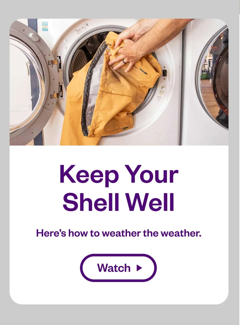 Keep your shell well. Here’s how to weather the weather. Watch the video.