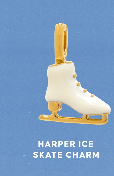 Harper Ice Skate Charm
