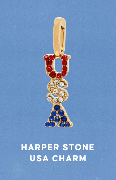 Harper Stone USA Charm