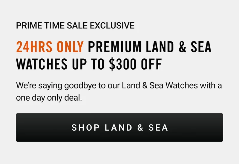 TODAY ONLY | Up to $300 OFF Watches
