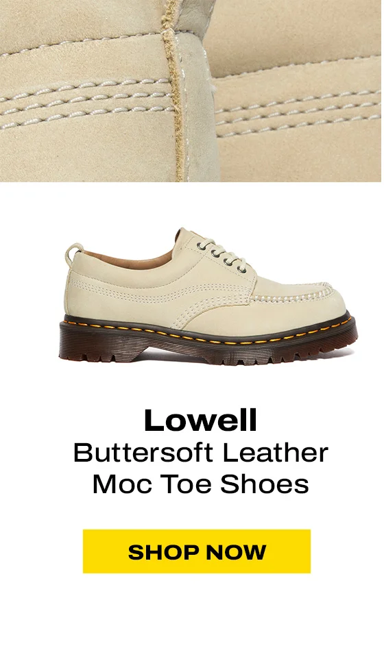 Lowell Buttersoft Leather Moc Toe Shoes